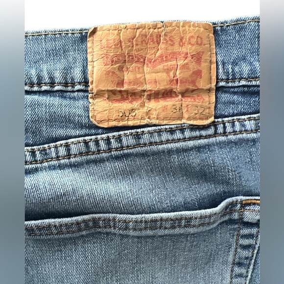 LEVI’s MEN’S 505 36W 30L STRAIGHT REGULAR FIT JEANS pre-loved and worn in - Picture 8 of 15